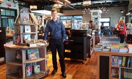 Jeff Kinney in bookshop