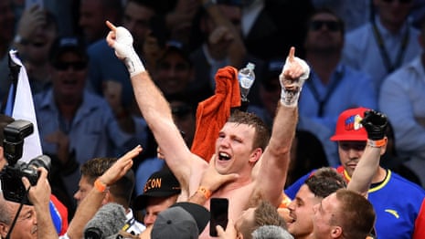 WBO welterweight winner Jeff Horn: 'I have climbed the Pacquiao mountain' – video