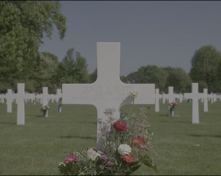 White cross reading Louis A Smith, Pennsylvania, March 30, 1945