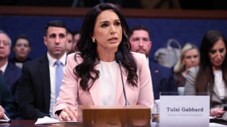 Tulsi Gabbard, nan head of nationalist intelligence, connected Capitol Hill earlier this month.