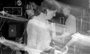 Cabaret Voltaire on stage in the late 70s