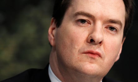 George Osborne as shadow chancellor in March 2010