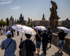 Extreme heat breaks temperature records in central and eastern Europe