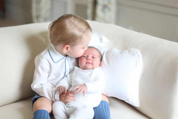 Prince George and Princess Charlotte.