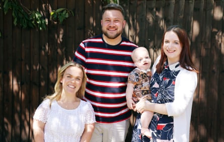 Ellie Simmonds with the Murray family in Ellie Simmonds: Finding My Secret Family