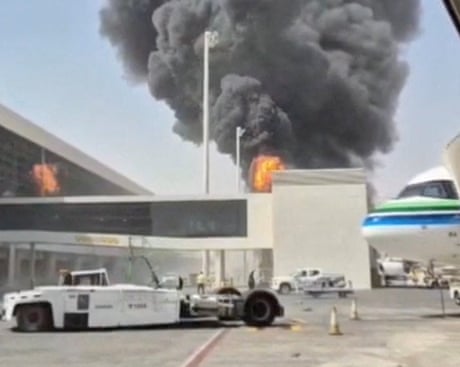 Houthis claim attack on Riyadh airport as airlines suspend flights to Saudi capital
