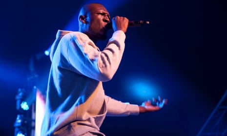Stormzy headlines the Sonic Stage in Silver Hayes at Glastonbury.
