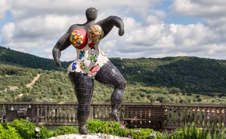 ‘Sculpture park paradise’: Nana Fontaine, a sculpture by Niki de Saint Phalle.