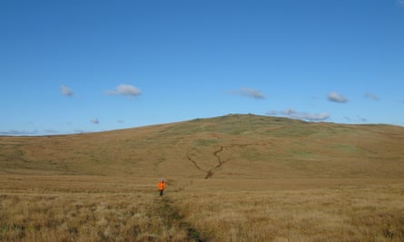 Le paysage autour de Drygarn Gawr, Powys.