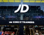 Sales of trainers dive at JD Sports as cost of living pressures bite