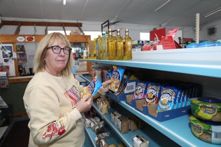 Morag Doherty at the Kilchoan shop