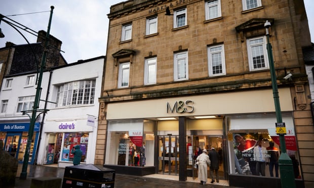 The Marks and Spencer store in Buxton, Derbyshire.