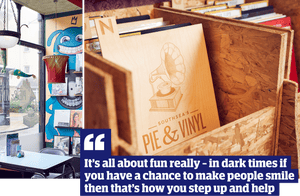 Quote: 'It's all about fun really - in dark times if you have a chance to make people smile then that's how you step up and help'