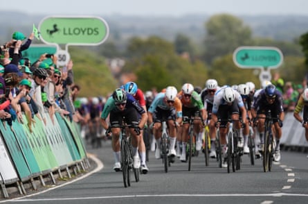 Olav Kooij wins stage three of the Tour of Britain in Beverley