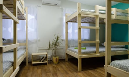 A dorm room at Vozduh hostel, Vladimir, Russia