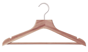 Muji has a great range of hangers that will prolong the life of your clothes