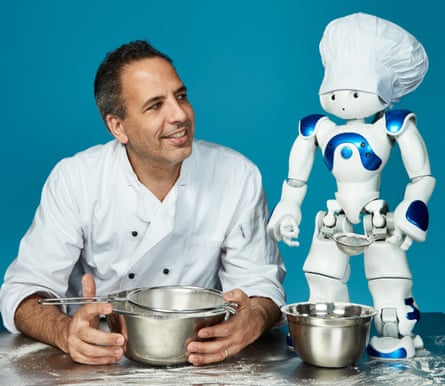 Yotam Ottolenghi with Nao robot