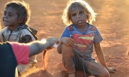 Children from Mutitjulu play during the convention’s opening ceremony on 23 May.