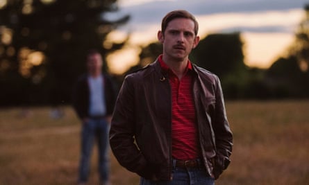 Jamie Bell on Riddlesdown, to the south of Sanderstead, in South Croydon, in All of Us Strangers.