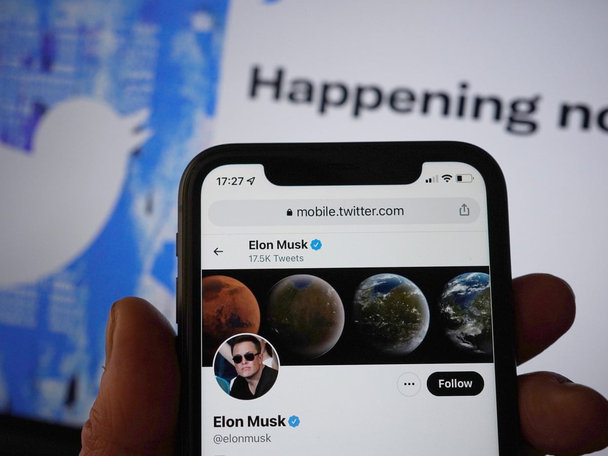 Twitter trolls bombard platform after Elon Musk takeover | X | The Guardian