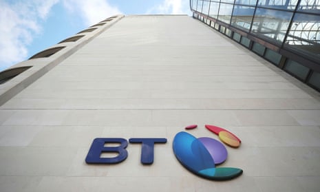 BT's headquarters in central London 