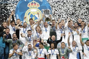 Madrid become the first side since Bayern Munich in the mid-1970s to lift three consecutive European Cups. Sergio Ramos is the man, once again, to lift old ‘big ears’.