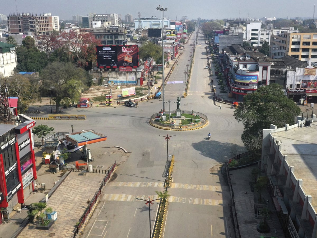 India's 1.3 billion population put under anti-coronavirus 'people's curfew' | India | The Guardian