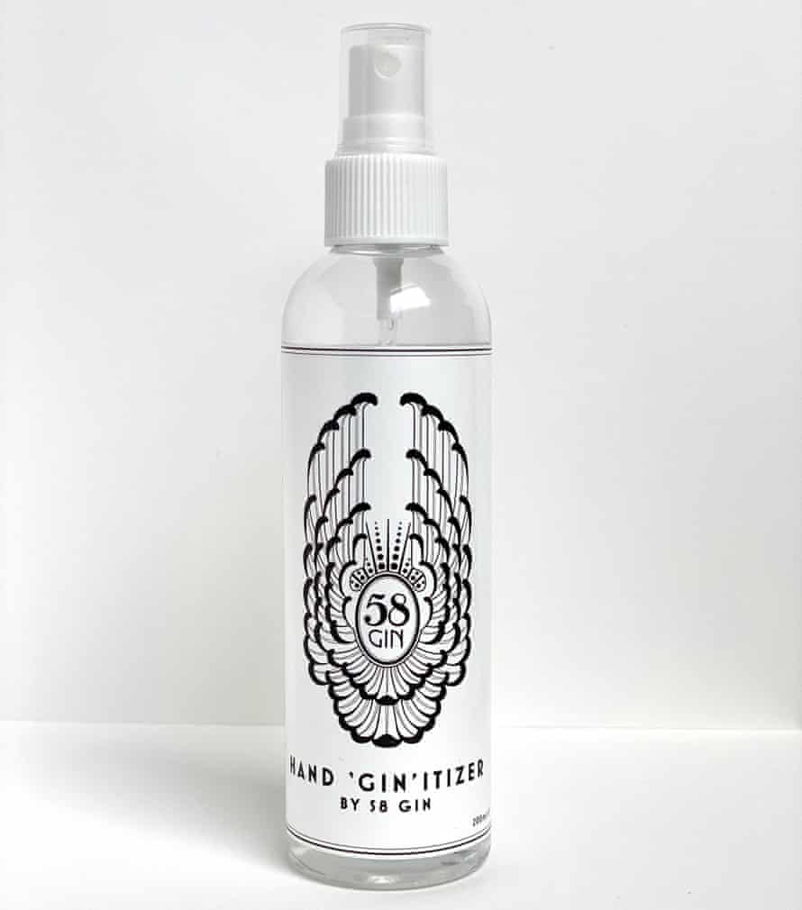 58 Gin hand sanitiser