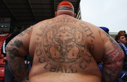 A Leicester fan look turns his back on the players in May 2008, after a draw against Stoke City saw them relegated to League One.