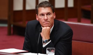 Former Liberal Senator Cory Bernardi in the Senate