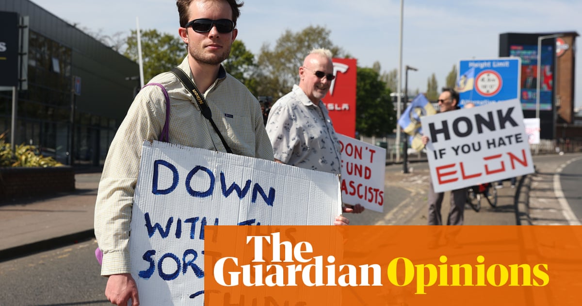 Even Tesla drivers seem to hate Elon Musk. Their honking protest warms the heart | Zoe Williams