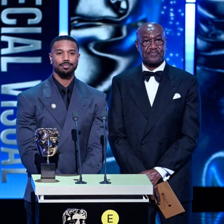Michael B. Jordan and Delroy Lindo at the Baftas