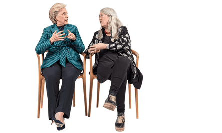 Hillary Clinton and Mary Beard