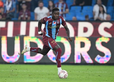 Franculino Dju in action during the Turkish Super Lig