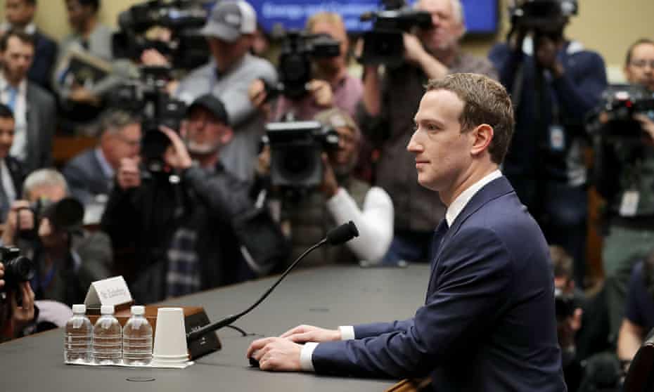 Mark Zuckerberg prepares to testify before the House energy and commerce committee on Capitol Hill 11 April 2018 in Washington DC.