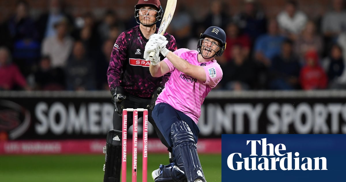 Eoin Morgan blasts Middlesex to domestic T20 world record run target