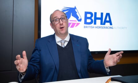 BHA chief executive Nick Rust during a press conference in London on Tuesday.