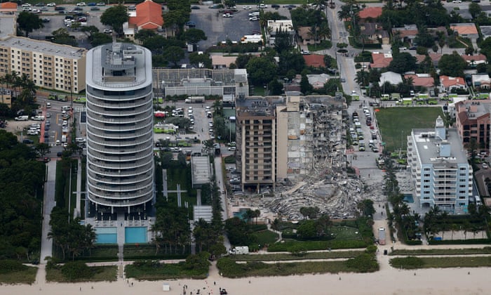 Miami building collapse: one dead as rescue crews say 99 unaccounted for Miami building collapse: one dead as rescue crews say 99 unaccounted for,123news