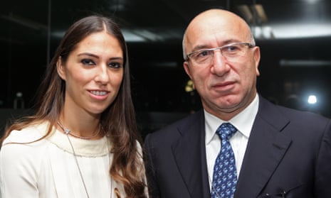 Turgay Ciner and his wife, Didem Ciner, in 2010
