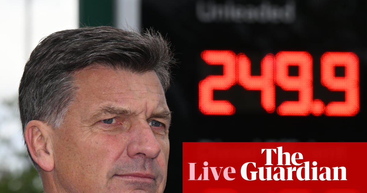 Australia news live: Angus Taylor says PM’s response to fuel crisis ‘lacks detail’