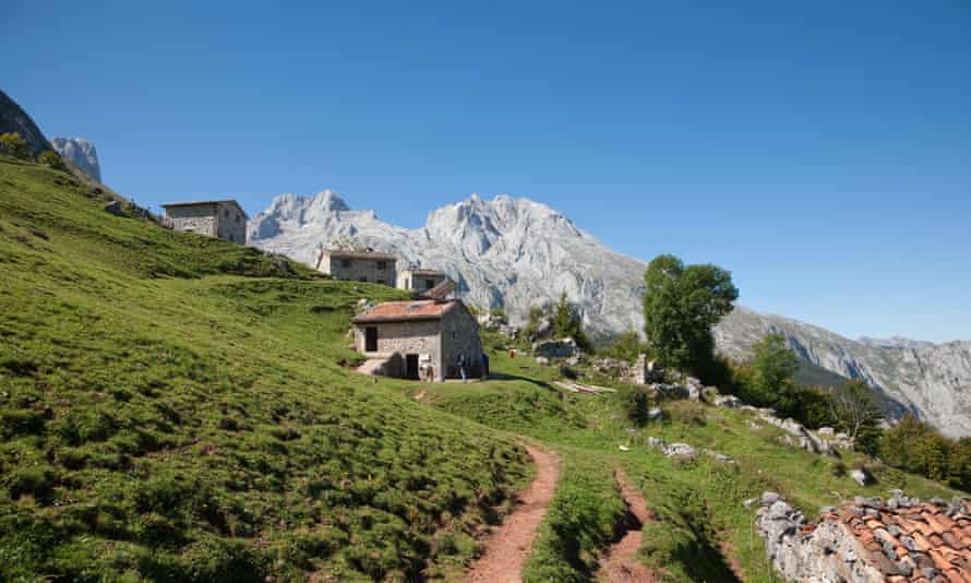 Mountain refuges in the Picos de Europa.