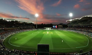 General view during day one of the second Ashes test at the Adelaide Oval, Adelaide.