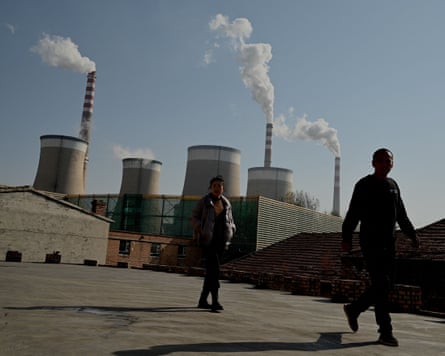 A coal-powered power station in Datong, China.