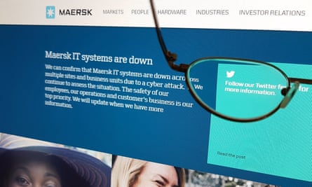 Shipping company Maersk’s IT system was impacted by the cyber-attack.