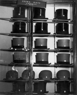 Hats on display