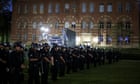 US campus protests: hundreds of riot police move in to disperse pro-Palestinian demonstrators at UCLA – live