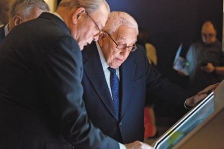 Henry Kissinger and Dwight Chapin in 2016