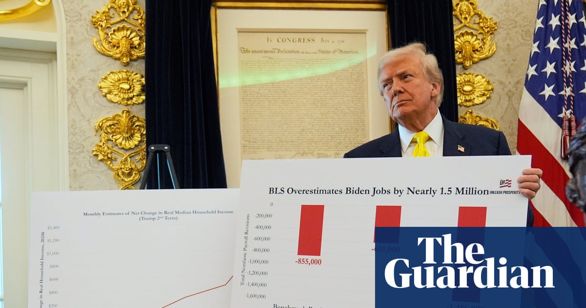 Trump Fires US Labor Stats Chief Challenges Jobs Data Accuracy