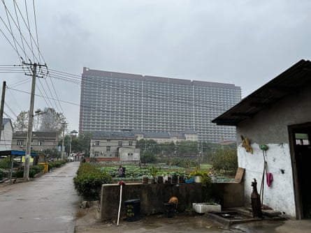 Ezhou, Hubei eyaleti, Çin'de 26 katlı domuz çiftliği