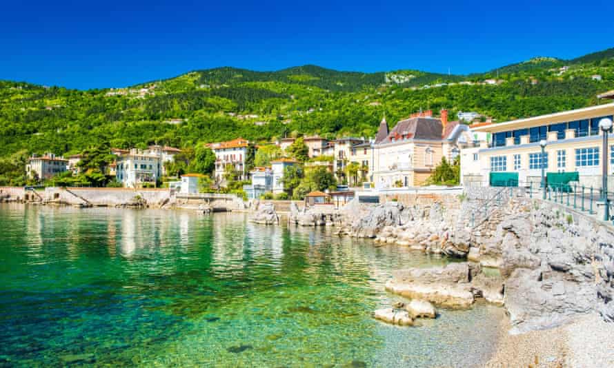 The Lovran seafront.